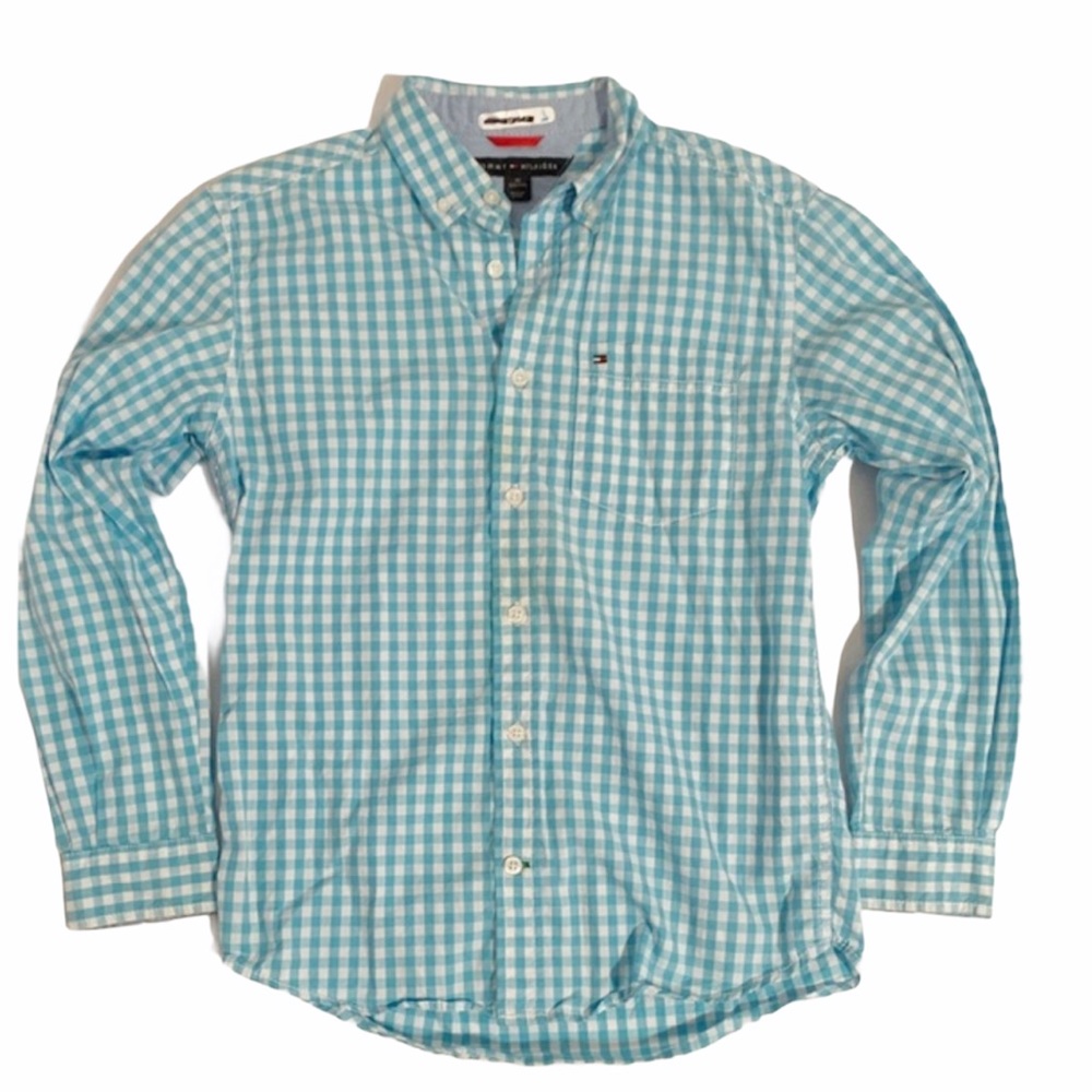 Tommy Hilfiger Gingham Button Down Cotton Shirt